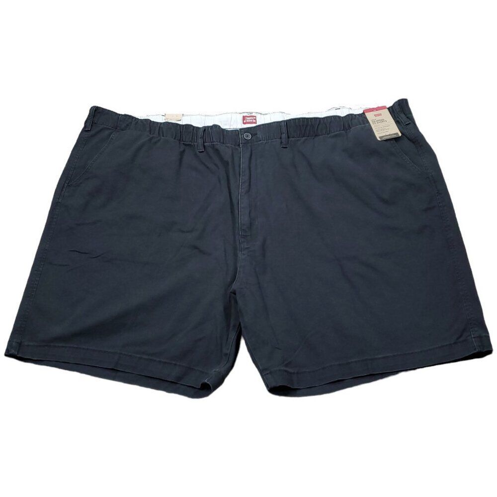 Levi's XX Chino EZ Shorts Elastic Drawstring Waist Black Size 5XL Relaxed Fit